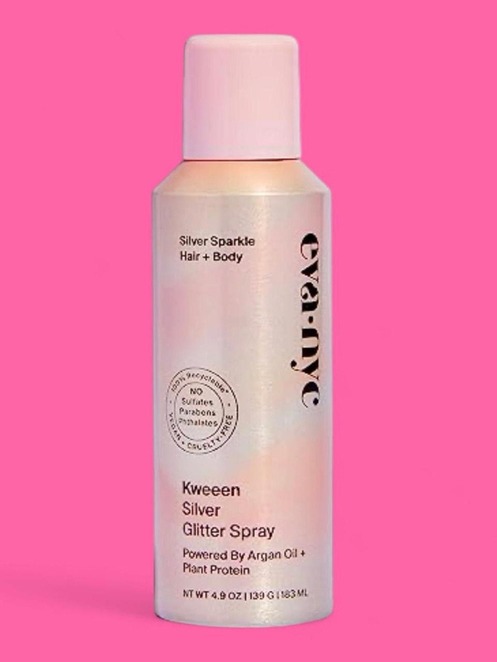 y2k! 2000's! silver hair & body glitter sparkly spray!